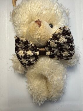 New Teddy Bear keychain bag charm -tan